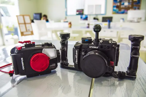 水中写真撮影・コンデジ