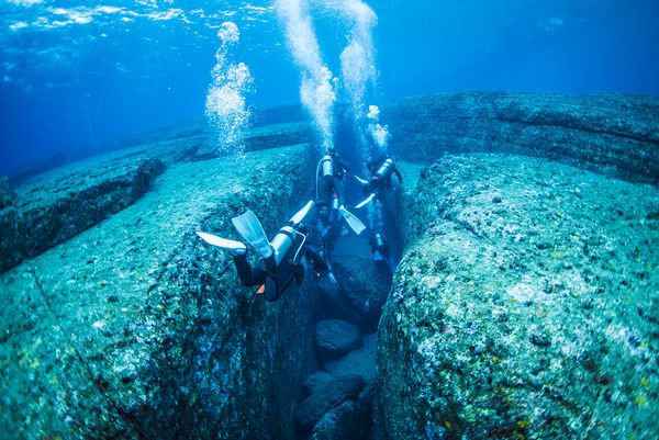 与那国海底遺跡　カメのモニュメント