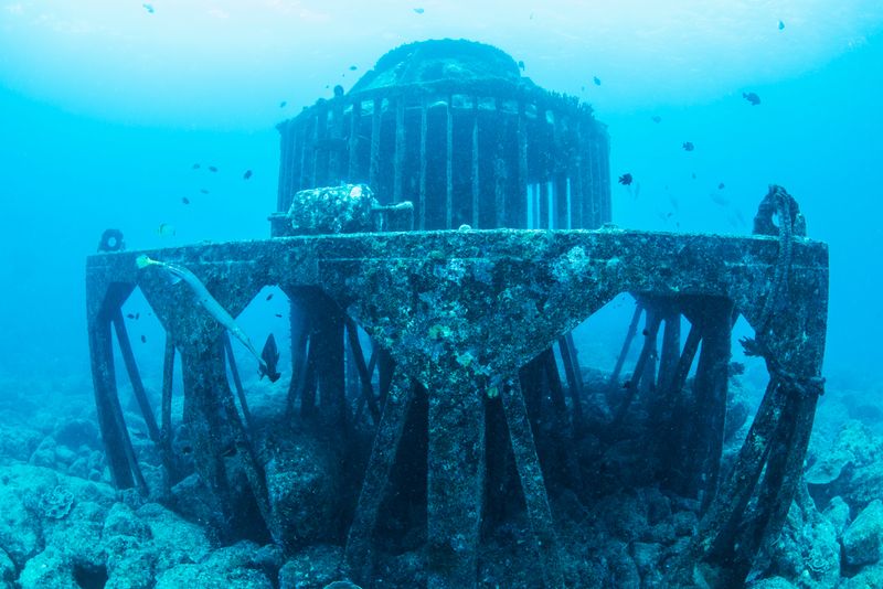 砂辺浄水場のUFOポイント・建造物