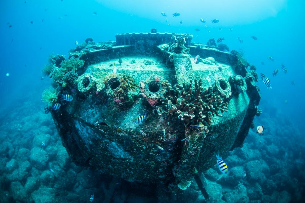 砂辺浄水場の排水口・通称「UFO」